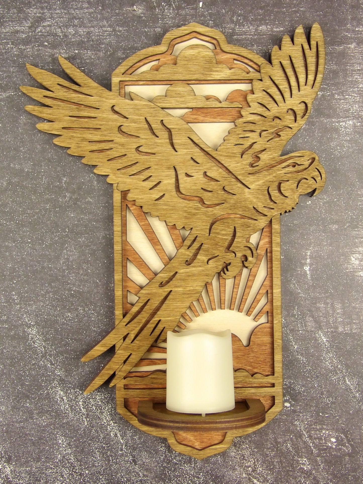 Parrot Candle Sconce