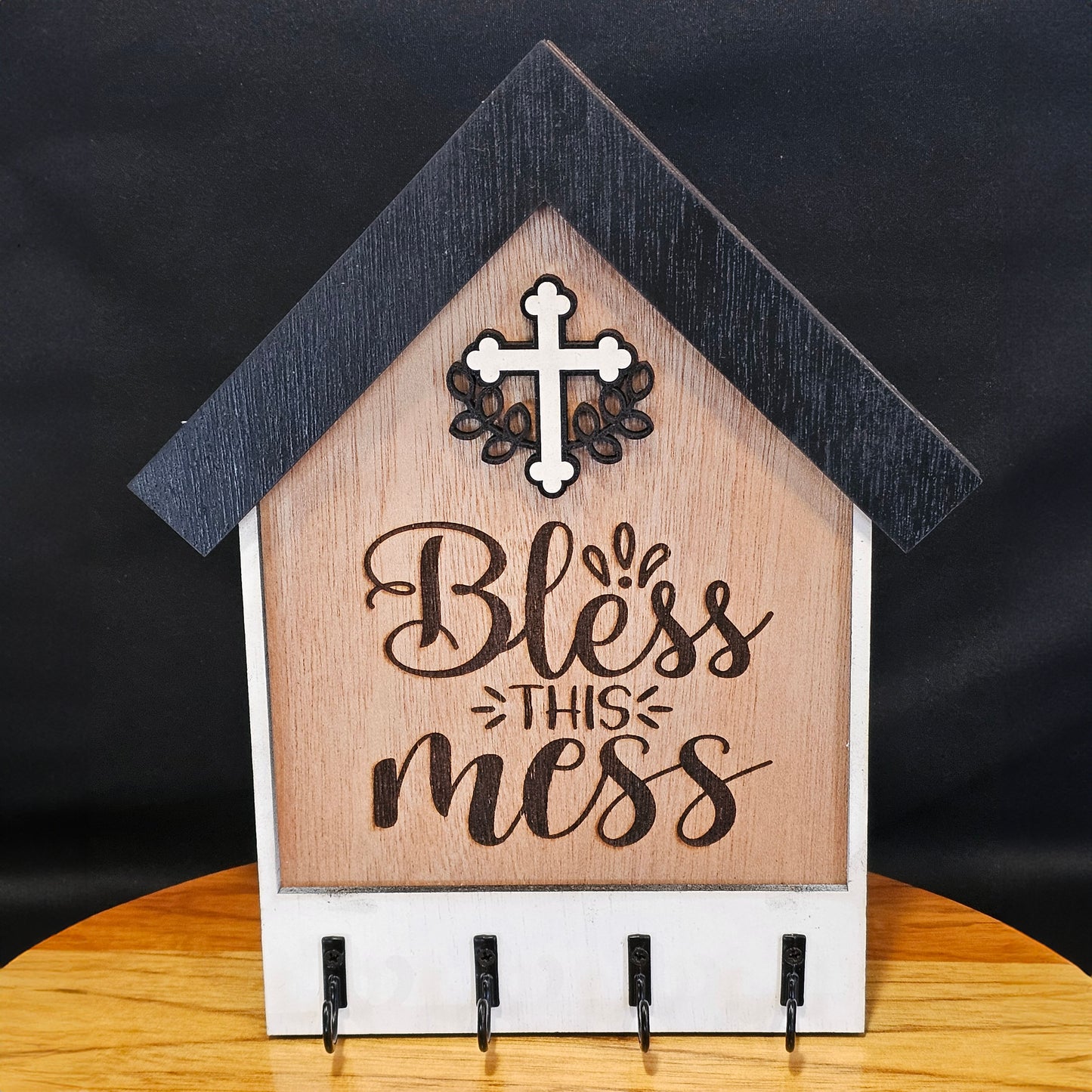 Bless This Mess Key Holder