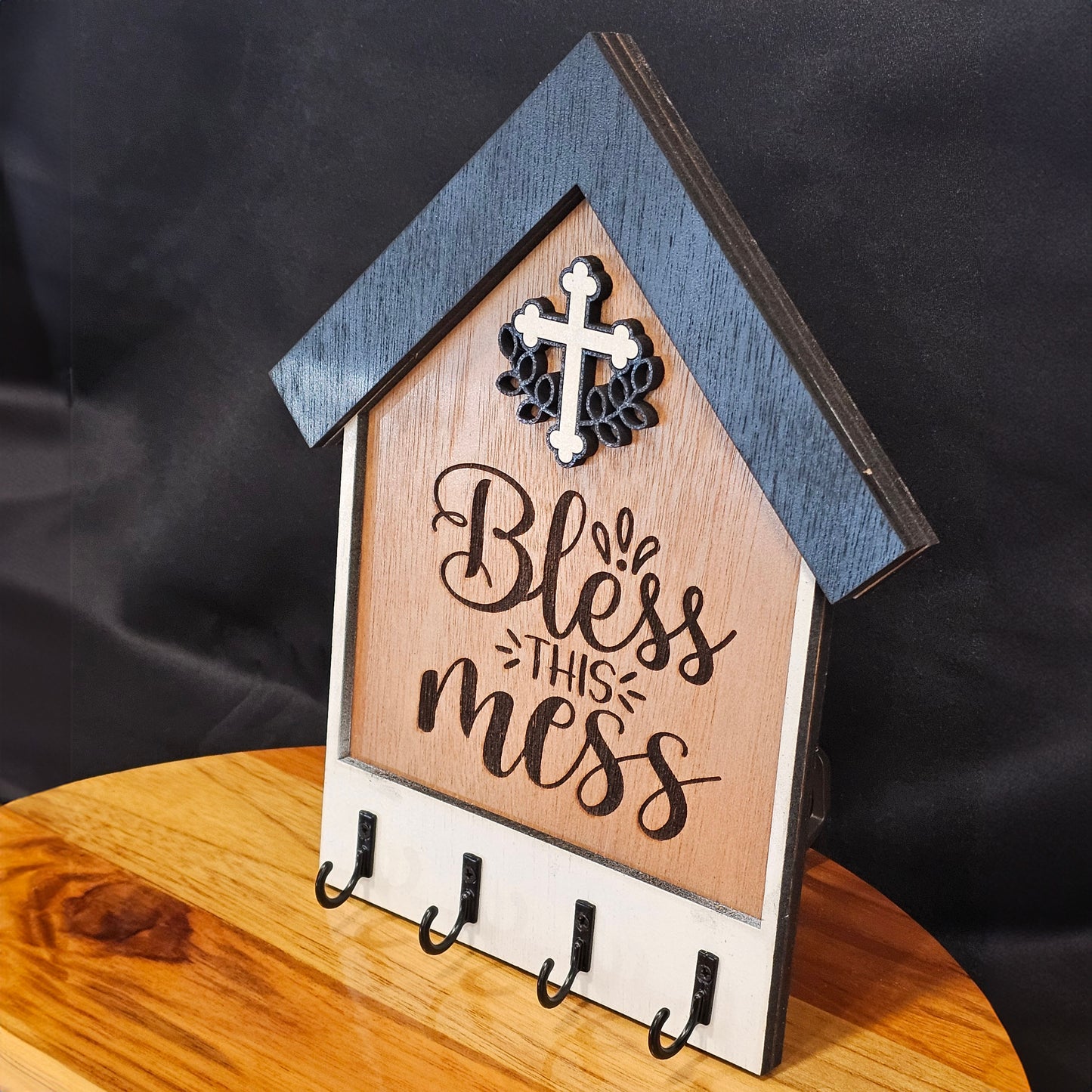 Bless This Mess Key Holder