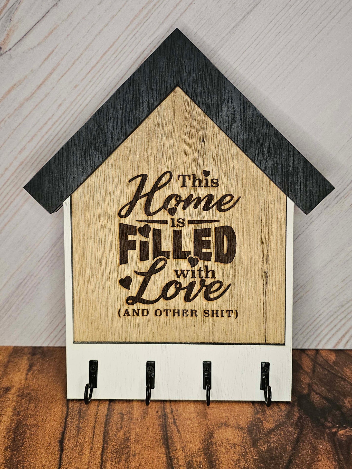 Filled With Love Key Holder