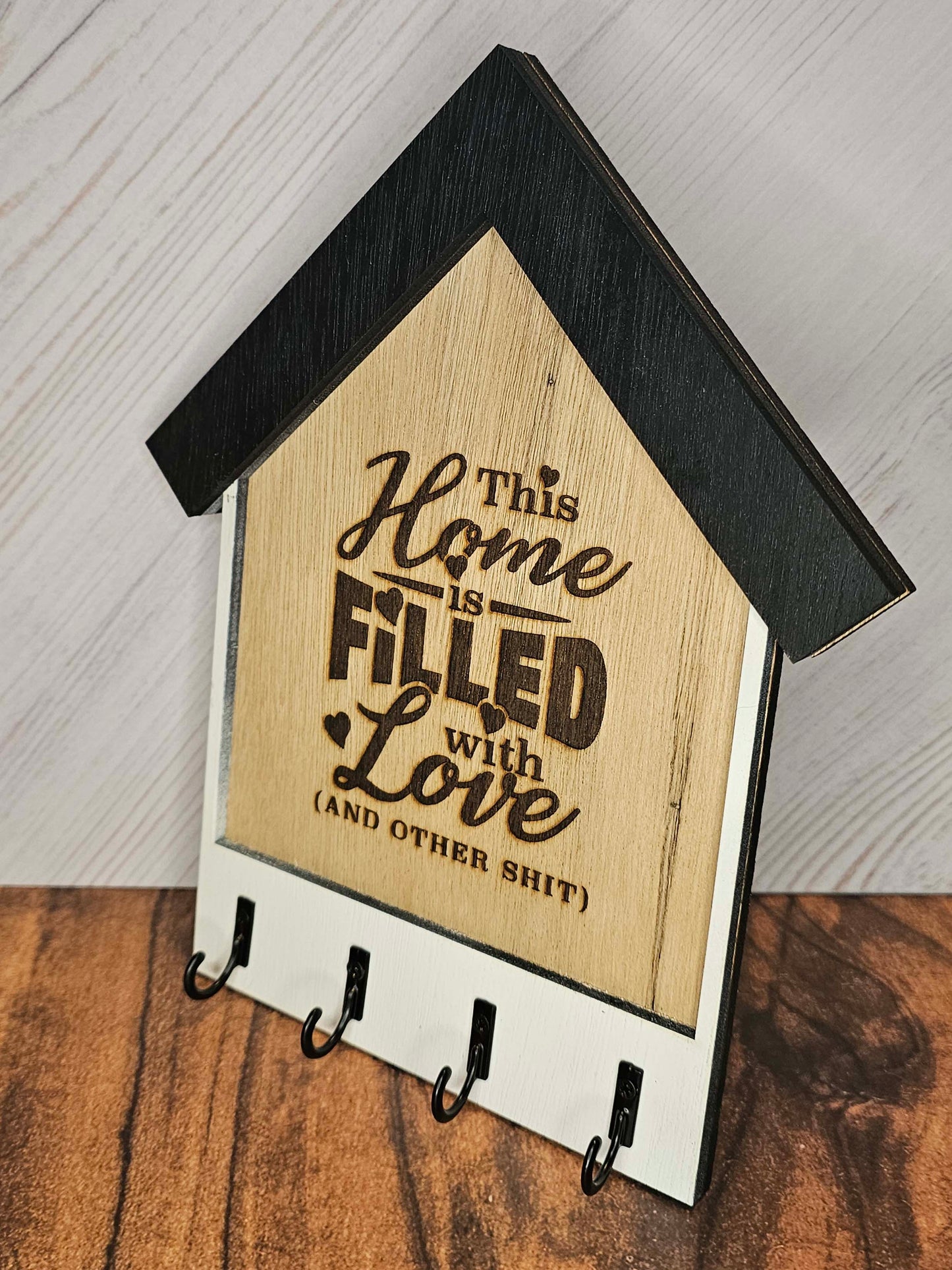 Filled With Love Key Holder