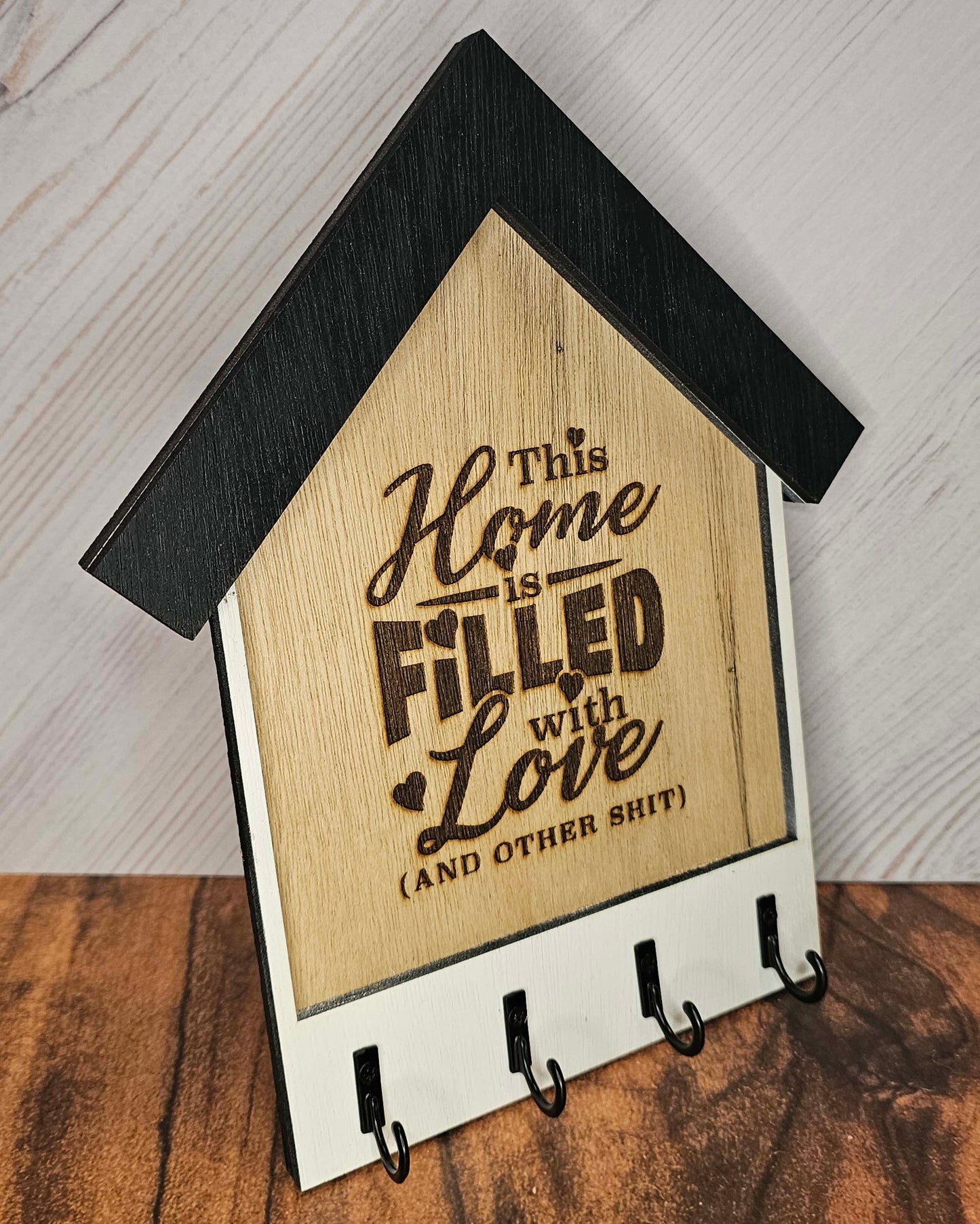 Filled With Love Key Holder