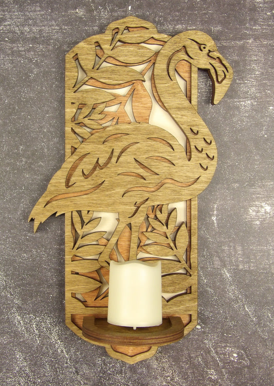 Flamingo Candle Sconce