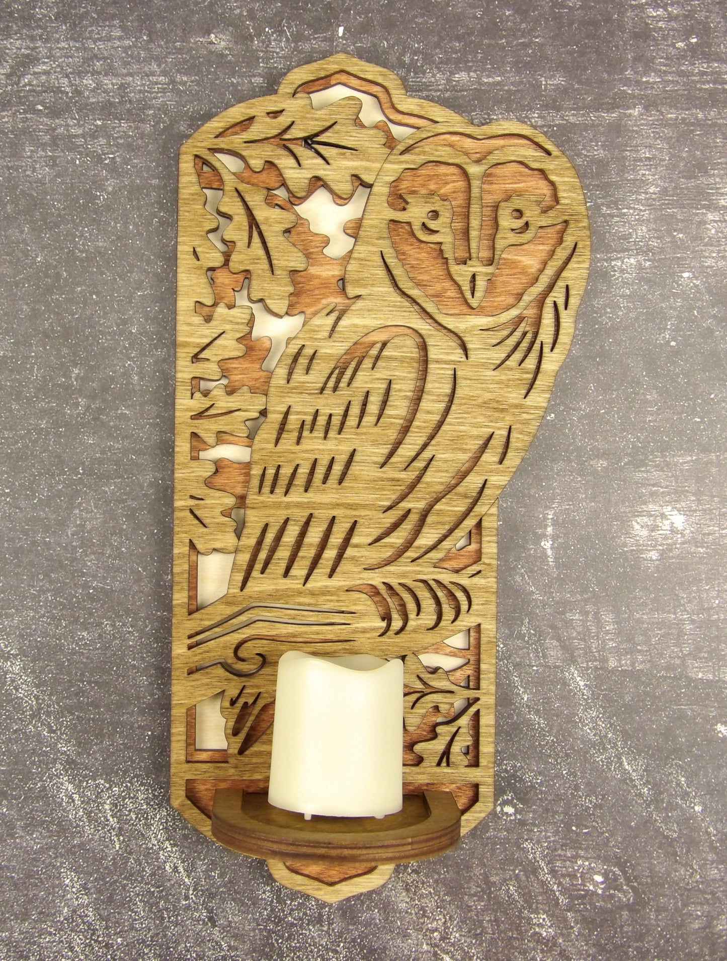 Owl Candle Sconce