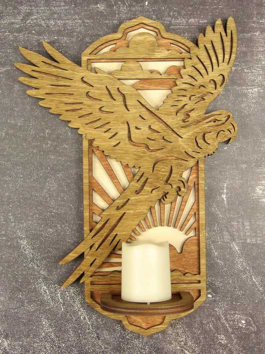 Parrot Candle Sconce